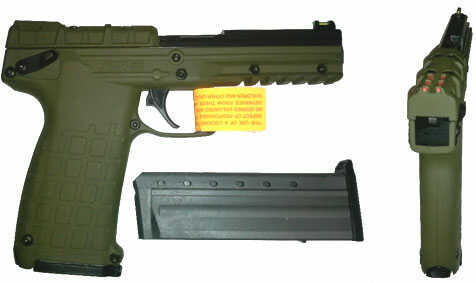 Kel-Tec PMR-30 22 Magnum 4.3" Barrel 30 Round Blued/Green Grip Semi Automatic Pistol PMR-30BGRN