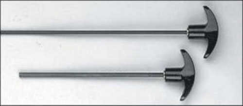 Kleen-Bore Classic One-Piece Steel Cleaning Rods .22-.45 Caliber Handgun - 6 1/2" Tough nylon, rotating handle OP106