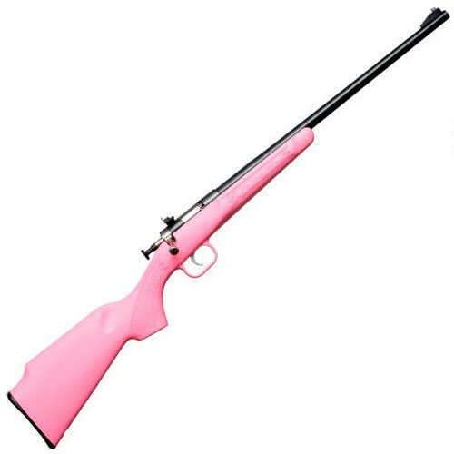 Keystone Crickett Rifle 22 LR 16" Blued Barrel Pink Synthetic Stock-img-0