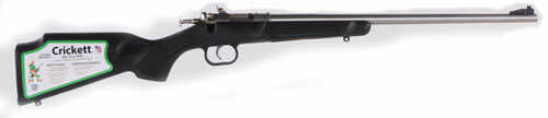 Crickett Rifle Stainless Steel Synthetic Bolt 22 Winchester Magnum Rimfire (WMR) 16.125" Barrel