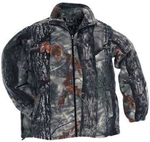 Longleaf Camo Fleece Jacket AT-Brown Windproof Size 172ATBS