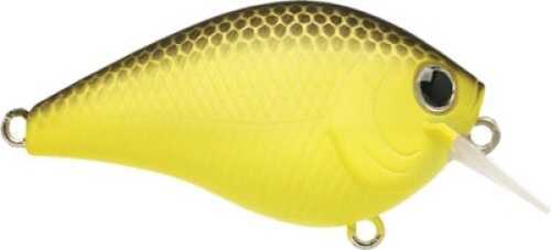 Lucky Craft Lures Fat CB Crankbait 1/4oz 2in Chartreuse Black Md#: FATCBBDS1-064CRBK