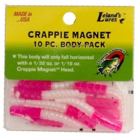Lelands Lures Crappie Magnet Body 15pk Pink/Pearl Md#: CM15-PPRL