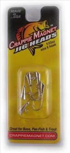 Lelands Lures Crappie Magnet Heads 1/32oz 5pk Unpainted Md#: CMRH132-UP