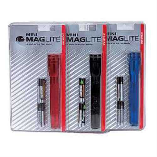 Maglite Mini-Mag Flashlight AA Blister Pack, Silver M2A106