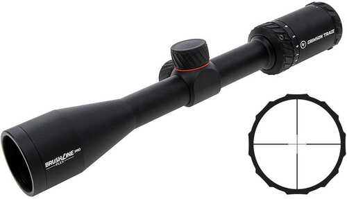 Crimson Trace BRUSHLINE Pro 3-9X40 1" Plex Riflescope 01-01450