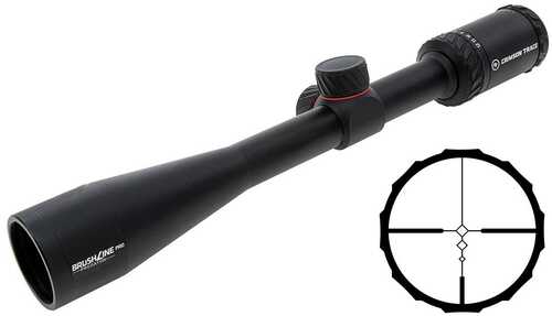 Crimson Trace BRUSHLINE Pro 4-12X40 1" PRED Riflescope | Predator Reticle 01-01530