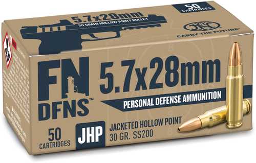 FN Ammo 5.7 30gr JHP 500rd Case SS200 Model: 10700029
