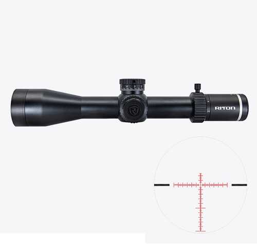 Riton Optics X7 Conquer 3-18X 50mm Obj 35-6.20 ft @ 100 yds FOV 34mm Tube Black Finish Illuminated T3