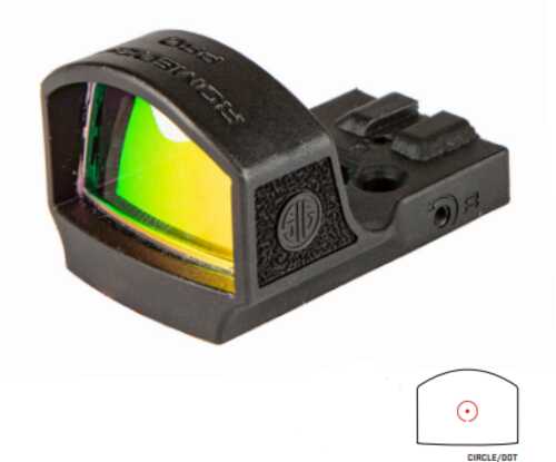 Sig Optics Open Reflex Sight Romeo Zero-r Circle Dot Black