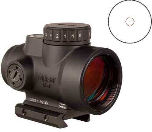 Trijicon 2200051 MRO HD 2.0 1X 25mm MOA Illuminated 68 Red/Green Dot Matte Black Low Mount