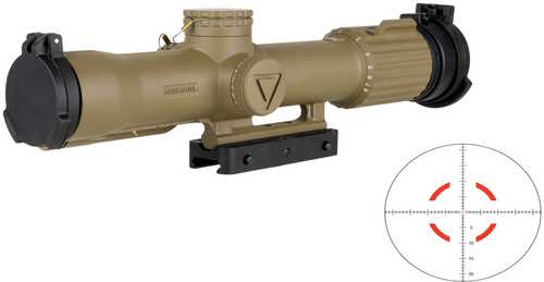 Trijicon VCOG 1-8X28 Rd MRAD FDE QLOC VC18-C-2400021 VC18-C-2400021
