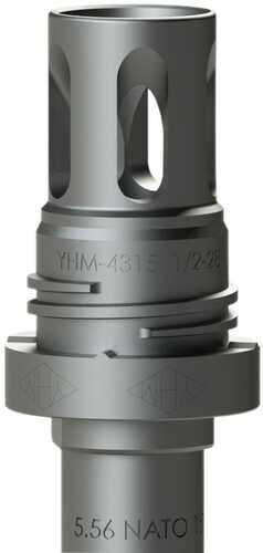 Yankee Hill Mini QD Flash Hider 5.56 Nato Black Phosphate 1/2"-28 tpi