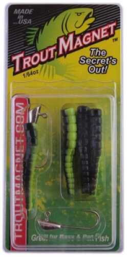 Lelands Lures Trout Magnet - Jumbo Pack 50pk Black/Green Md#: TM50-BLKG