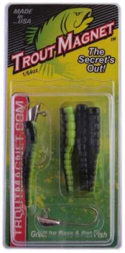 Lelands Lures Trout Magnet 9pc 2hks 7 Black/Green Bodies Md#: TM-BLKG