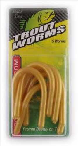 Lelands Lures Trout Worm 5pc Meal Md#: TW-MW
