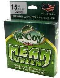 Mccoy Fishing Mean Green Line Co-Polymer 3000yd 15lb Md#: 30015