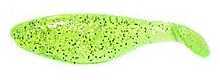 Mister Twister Sassy Shad 3in 10pk Chartreuse Silver Flake Md#: 3SA10-10S