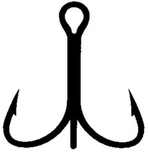 Mustad Hooks Ultra Point Triple Grip Black Nickel Wide Bend 11Pk 4 Md#: 36233BLN-4