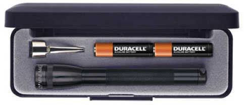 Maglite Mini 2-Cell AAA Flashlight Black - Presentation Box Includes pocket clip & batteries High-in M3A012