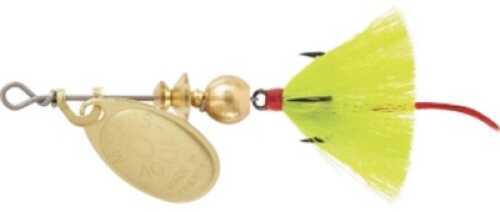 Mepps / Sheldons Dressed Aglia 1/12oz Gold Yellow Md#: B0ST G-Y