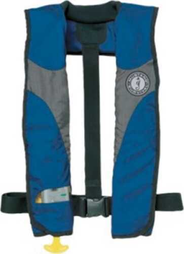 Mustang Survival PFD Auto Bobbin Deluxe Navy/Carbon Adult Md#: MD3087-184