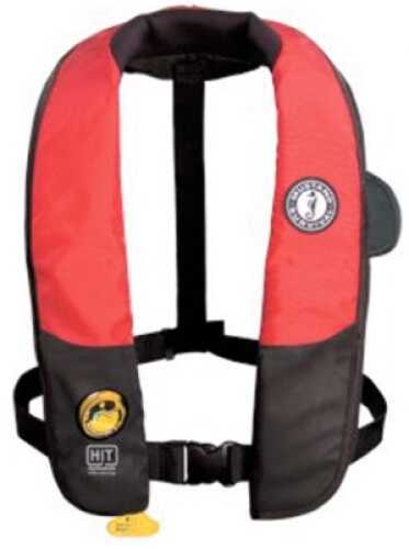 Mustang Survival PFD Auto Hydrostatic Deluxe Red/Black Adult w/HIT Md: MD3183-123