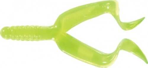 Mister Twister Double Tail 4in 10pk Chartreuse Md#: DT10-10