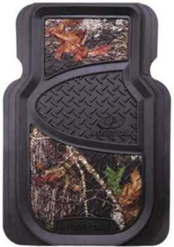Click to see larger image. Signature Products Group SPG Apparel Mossy Oak Floormats Black with Breakup Camo MFM4102