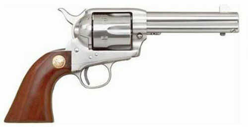Cimarron Model P Single Action Revolver 45 Colt 4.75" Barrel 6 Round Stainless Steel Pre-War