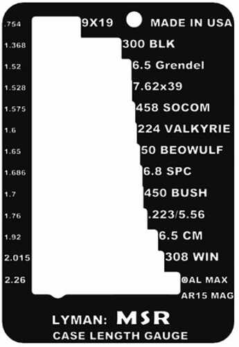 Click to see larger image. LYM EZEE Case Gauge MSR