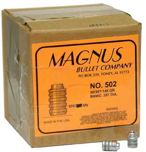 Click to see larger image. Magnus 38/357 Caliber .357 Diameter 148 Grain Wad Cutter Bevel Base 500 Count