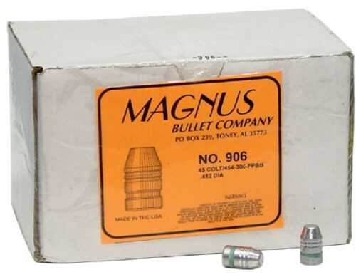 Click to see larger image. Magnus 454 Casull .452 Diameter 300 Grain Flat Point 500 Count