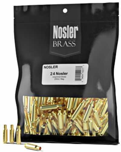 24 Nosler Bulk Un-Prepped Brass 250 Count