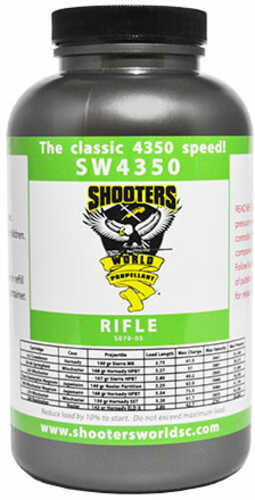 Shooters World Propellants SW4350 Extruded Smokeless Powder 1 Lb By Lovex