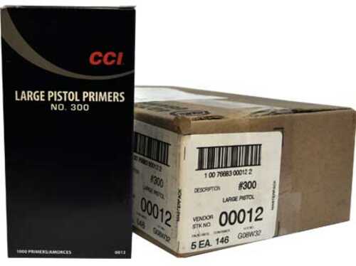 CCI #300 Large Pistol Primer 5000 Count Case