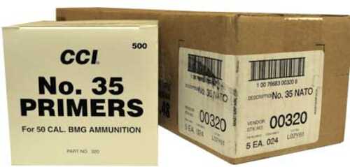CCI #35 50 Caliber BMG Primer 2500 Count Case
