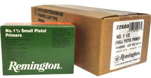 Remington 1 1/2 Small Pistol Primer 5000 Count Case