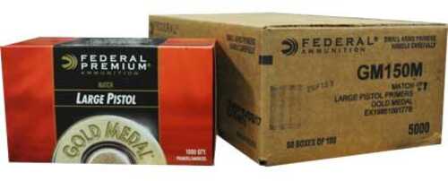 Federal Gold Medal Large Pistol Match Primer #GM150M (5000 Count Case)