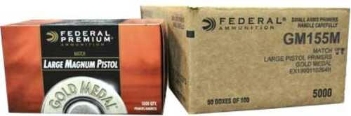 Federal Gold Medal Magnum Large Pistol Match Primer #GM155M (5000 Count Case)