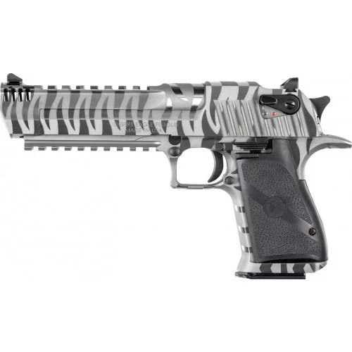 Magnum Research Desert Eagle Semi-Automatic Pistol 44 6" Barrel 8 Round Stainless Steel with Tiger Stripes