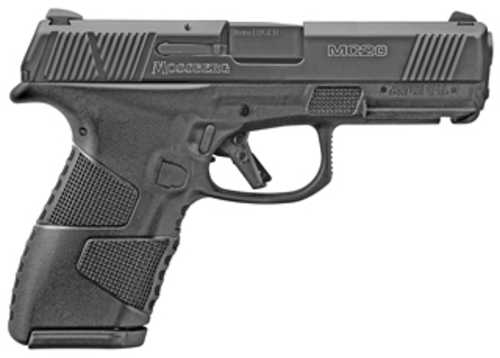 Mossberg MC2C Semi-Auto Pistol Compact 9MM 3.9" Barrel Polymer Frame DLC Finish Black Color Dot Sights Flat Profile Trigger 2-10Rd Mags Manual Safety