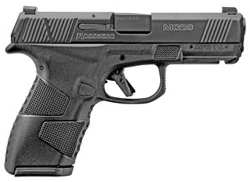 Mossberg MC2C Semi-Auto Compact Pistol 9mm 3.9" Barrel Polymer Frame (2)-10Rd Mags DLC Finish Black Color Tritium Night Sights Flat Profile Trigger