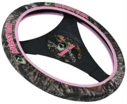Signature Products Group SPG Apparel Mossy Oak Steering Wheel Cover New Breakup W/Pink Ring MSW4404