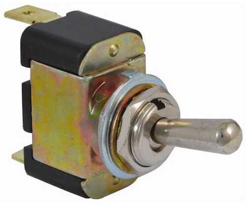 Attwood Toggle Switch 2P On/Off Metal Handle 14253-3
