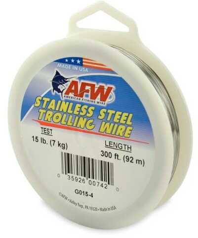 AFW / Hi-Seas Afw Stainless Steel Trolling W 300Ft Bright 15Lb .033Mm