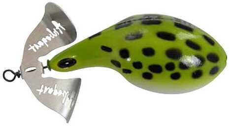 Arbogast Lures Buzz Plug 1 Oz 2 7/8in Frog/White G905-06