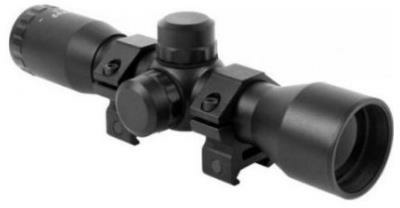 Aim Sports Inc. Compact Scope 4X32 Rangefinder With Rings