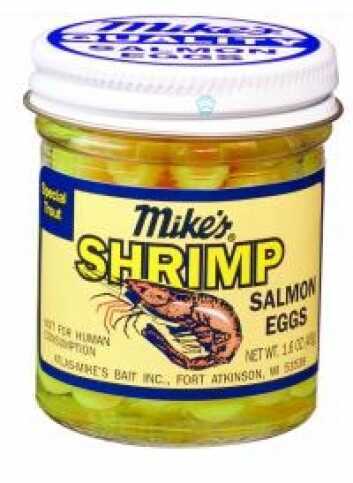 Atlas / Mikes Bait Atlas-Mikes Salmon Eggs 1.6oz Shrimp Fluorescent Yellow 1014