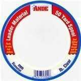 Ande Line Leader Wrist Spool Clear 200# 50yd PCW5000200